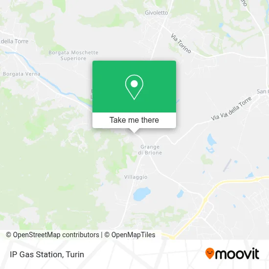 IP Gas Station map