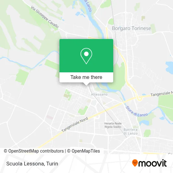 Scuola Lessona map