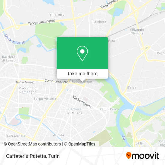 Caffeteria Patetta map