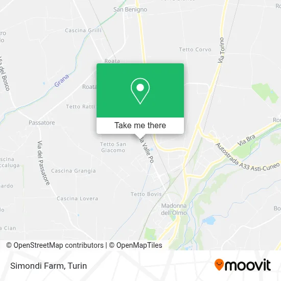 Simondi Farm map