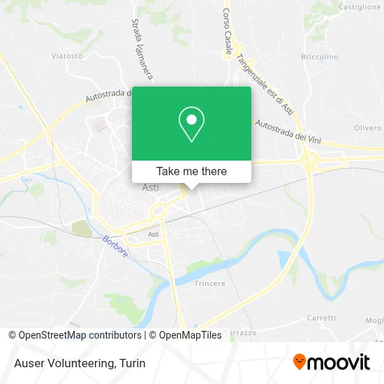 Auser Volunteering map