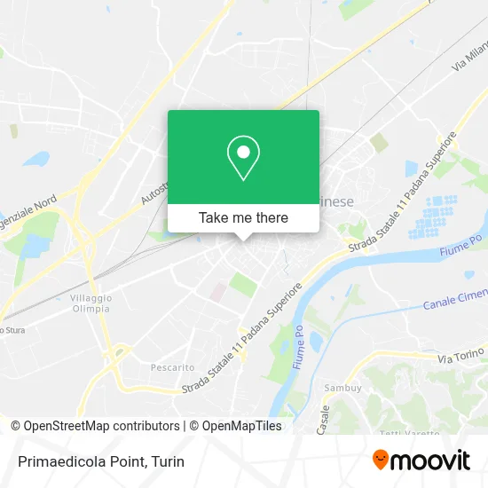 Primaedicola Point map