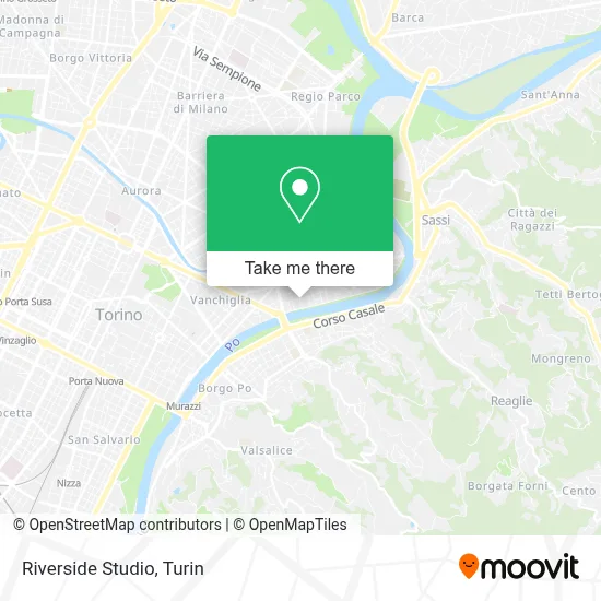 Riverside Studio map