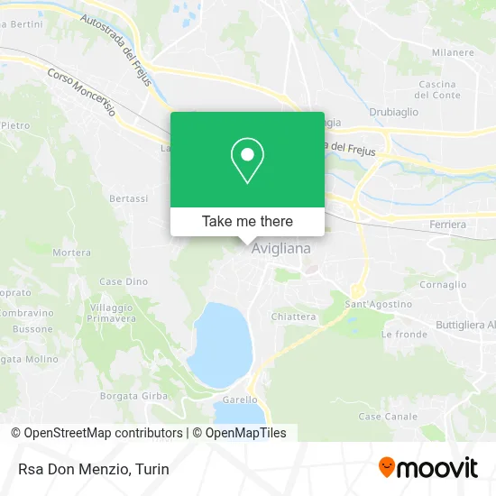 Rsa Don Menzio map