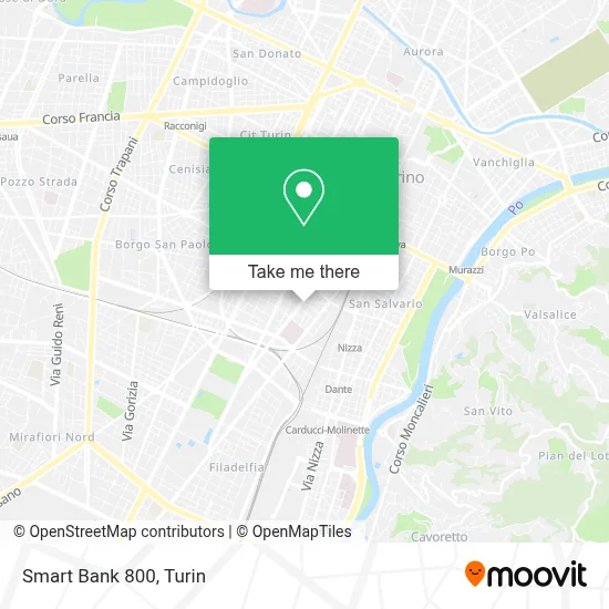 Smart Bank 800 map