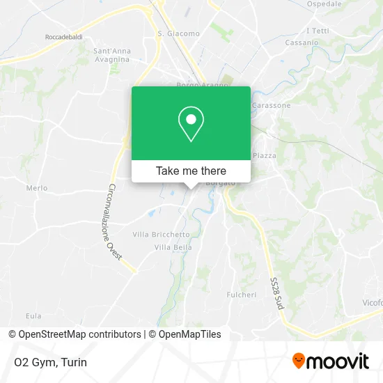O2 Gym map