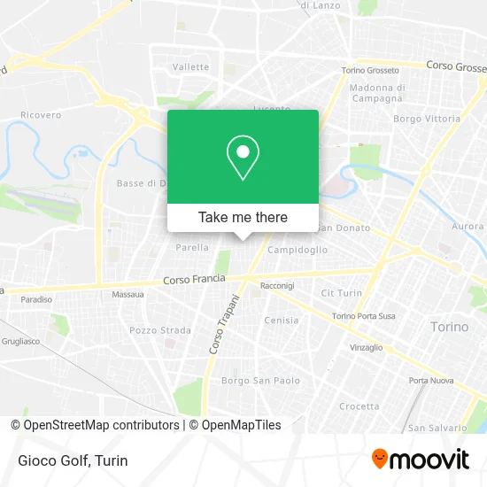 Gioco Golf map
