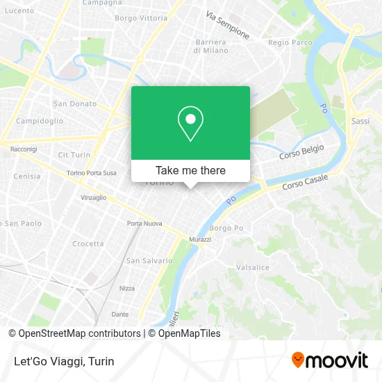 Let'Go Viaggi map