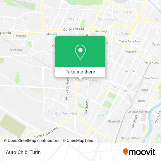 Auto Chiò map