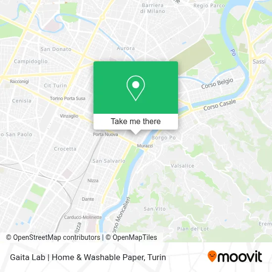 Gaita Lab | Home & Washable Paper map