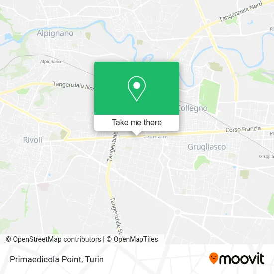 Primaedicola Point map