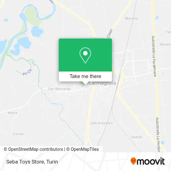 Seba Toys Store map