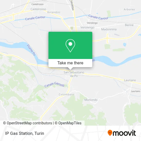 IP Gas Station map