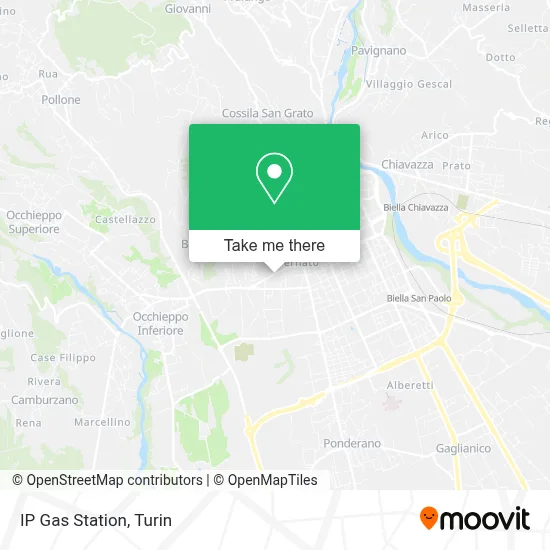 IP Gas Station map