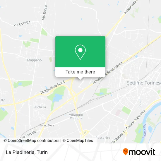 La Piadineria map