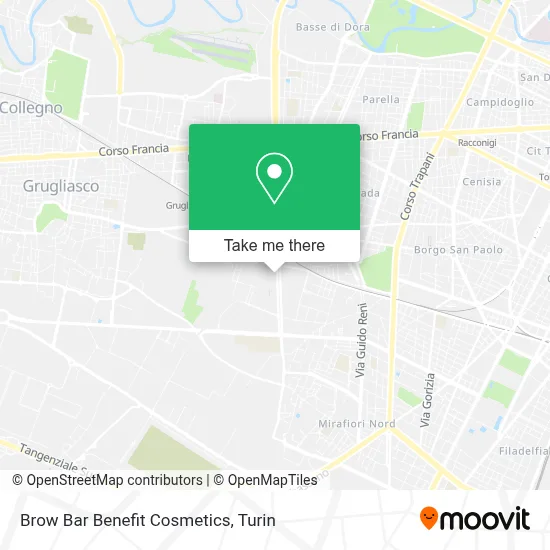 Brow Bar Benefit Cosmetics map