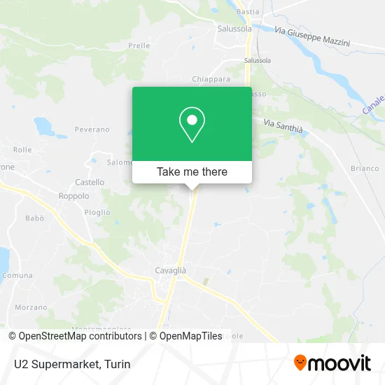 U2 Supermarket map