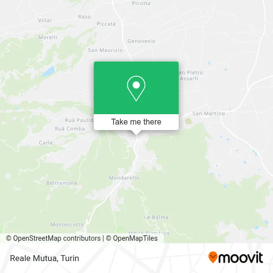 Reale Mutua map