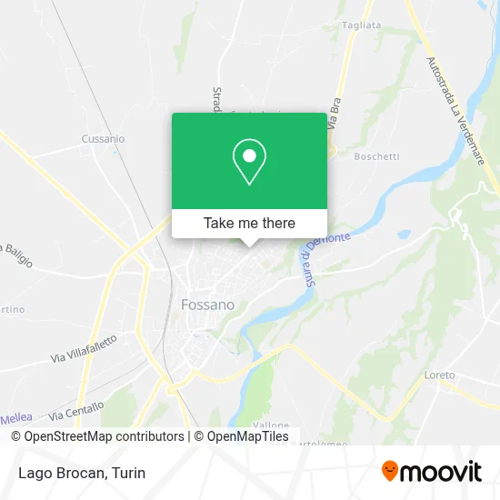 Lago Brocan map