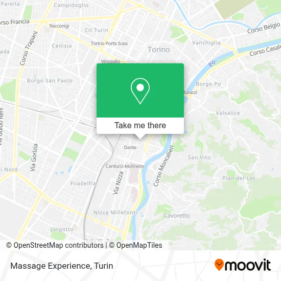 Massage Experience map