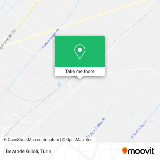 Bevande Gilioli map