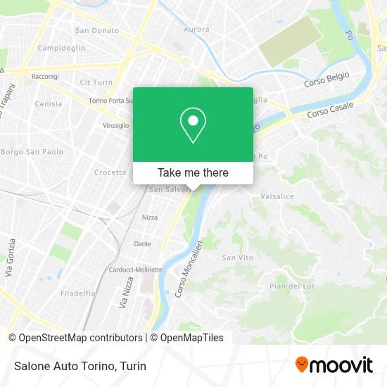 Salone Auto Torino map