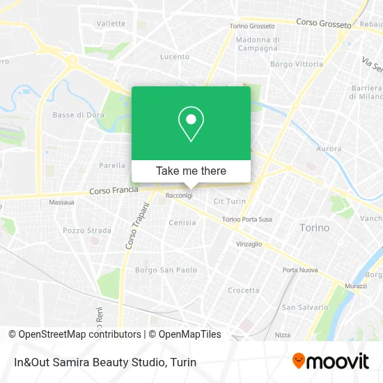 In&Out Samira Beauty Studio map