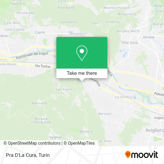 Pra D'La Cura map