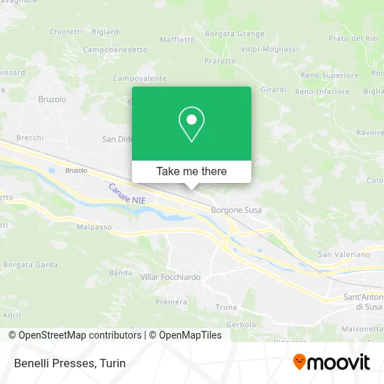 Benelli Presses map