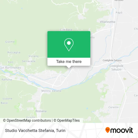 Studio Vacchetta Stefania map