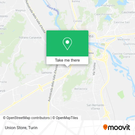 Union Store map