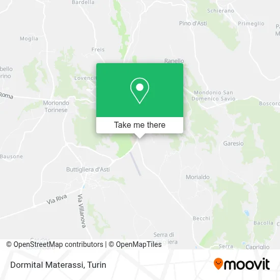 Dormital Materassi map