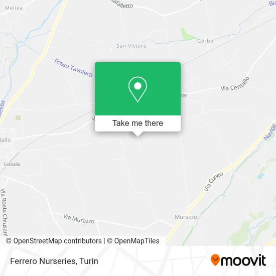Ferrero Nurseries map