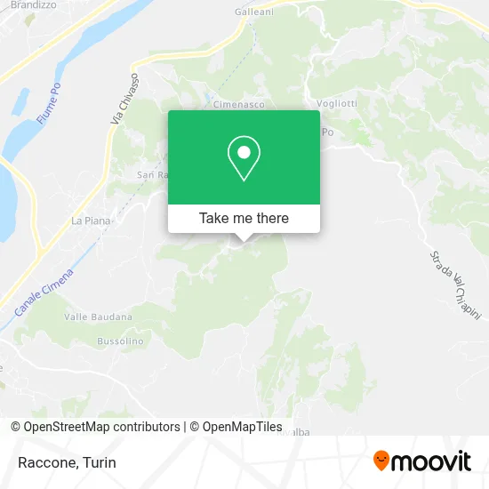 Raccone map