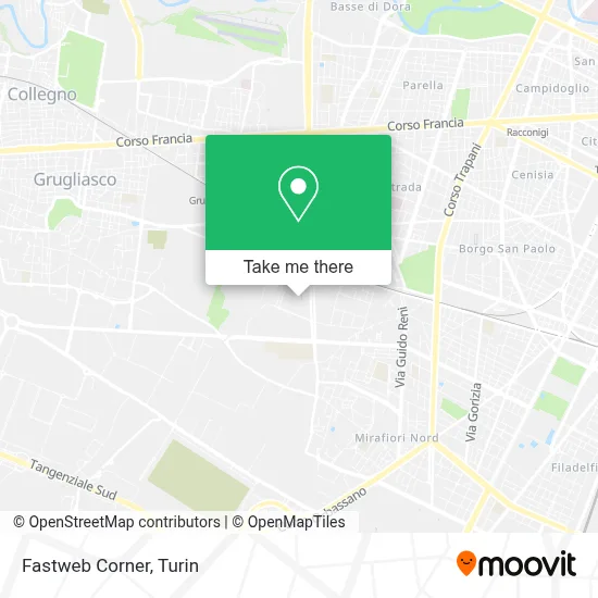 Fastweb Corner map