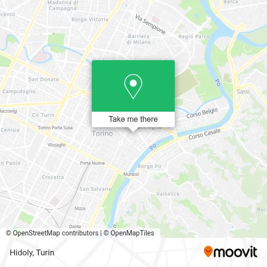 Hidoly map