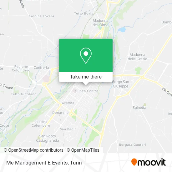 Me Management E Events map