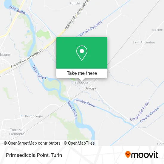 Primaedicola Point map