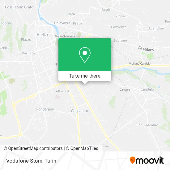 Vodafone Store map