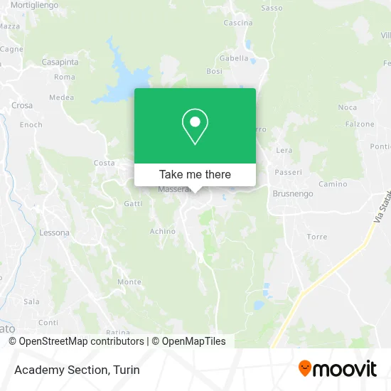 Academy Section map