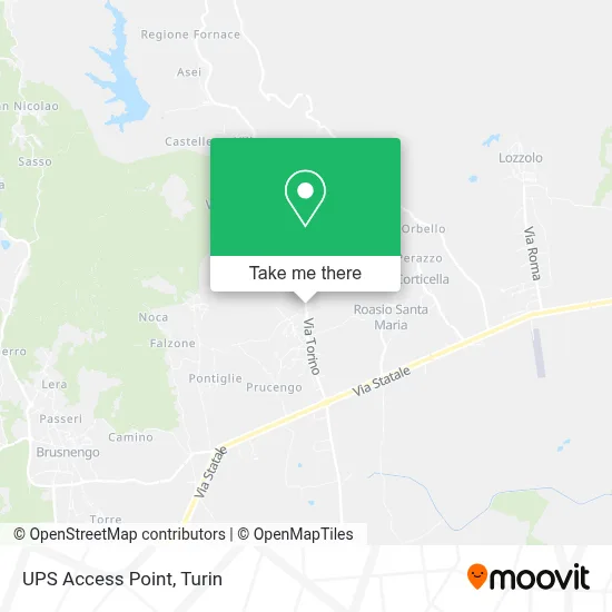 UPS Access Point map