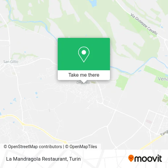 La Mandragola Restaurant map