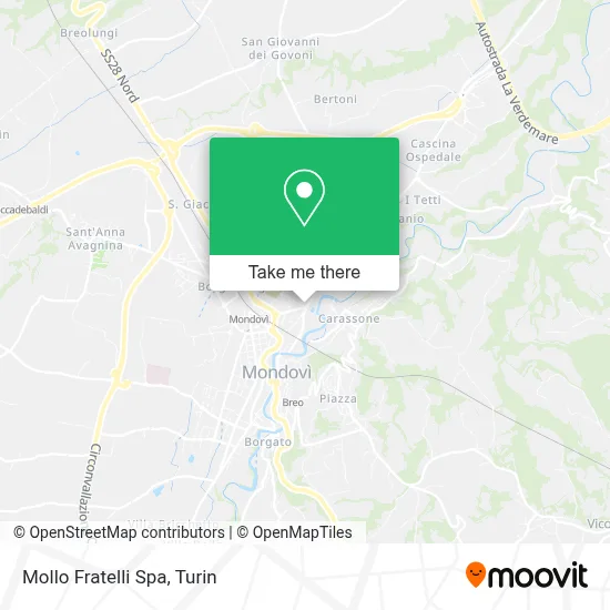 Mollo Fratelli Spa map