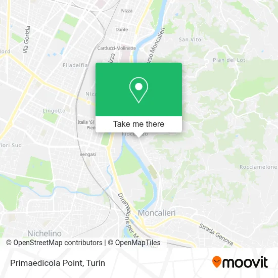 Primaedicola Point map