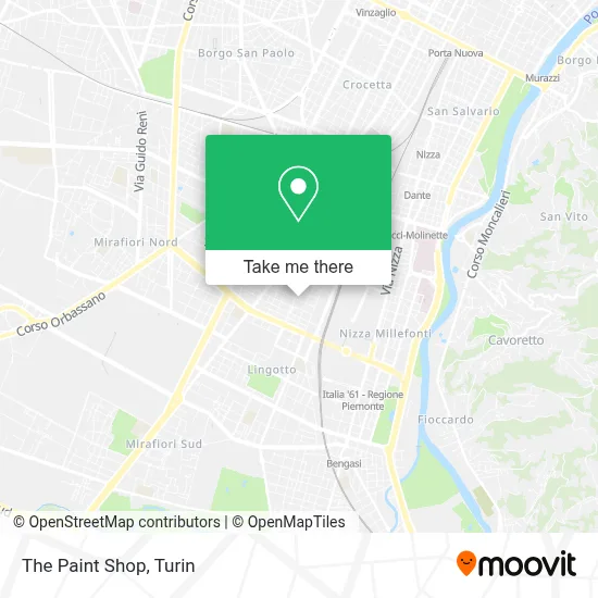 The Paint Shop map