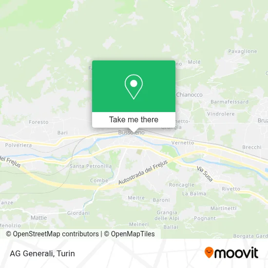 AG Generali map