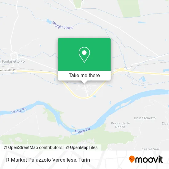 R-Market Palazzolo Vercellese map