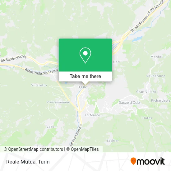 Reale Mutua map