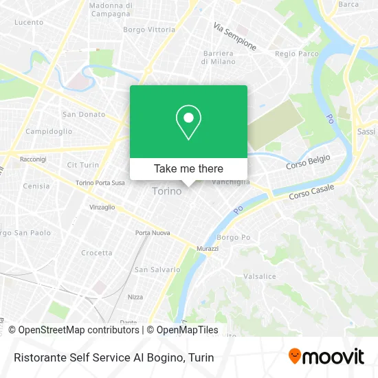 Ristorante Self Service Al Bogino map