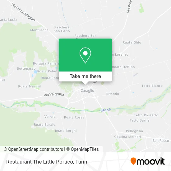 Restaurant The Little Portico map